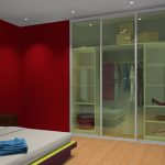 Red Bedroom Design using KD Max