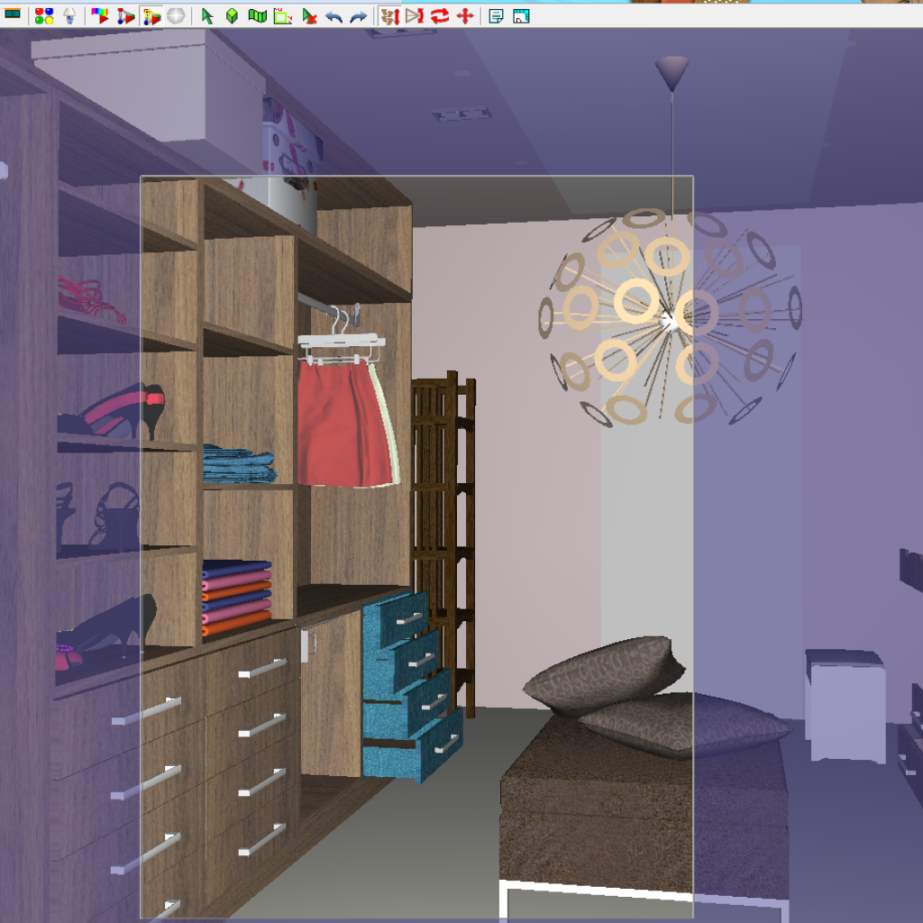 Walk In Wardrobe Design 4 Using KD Max