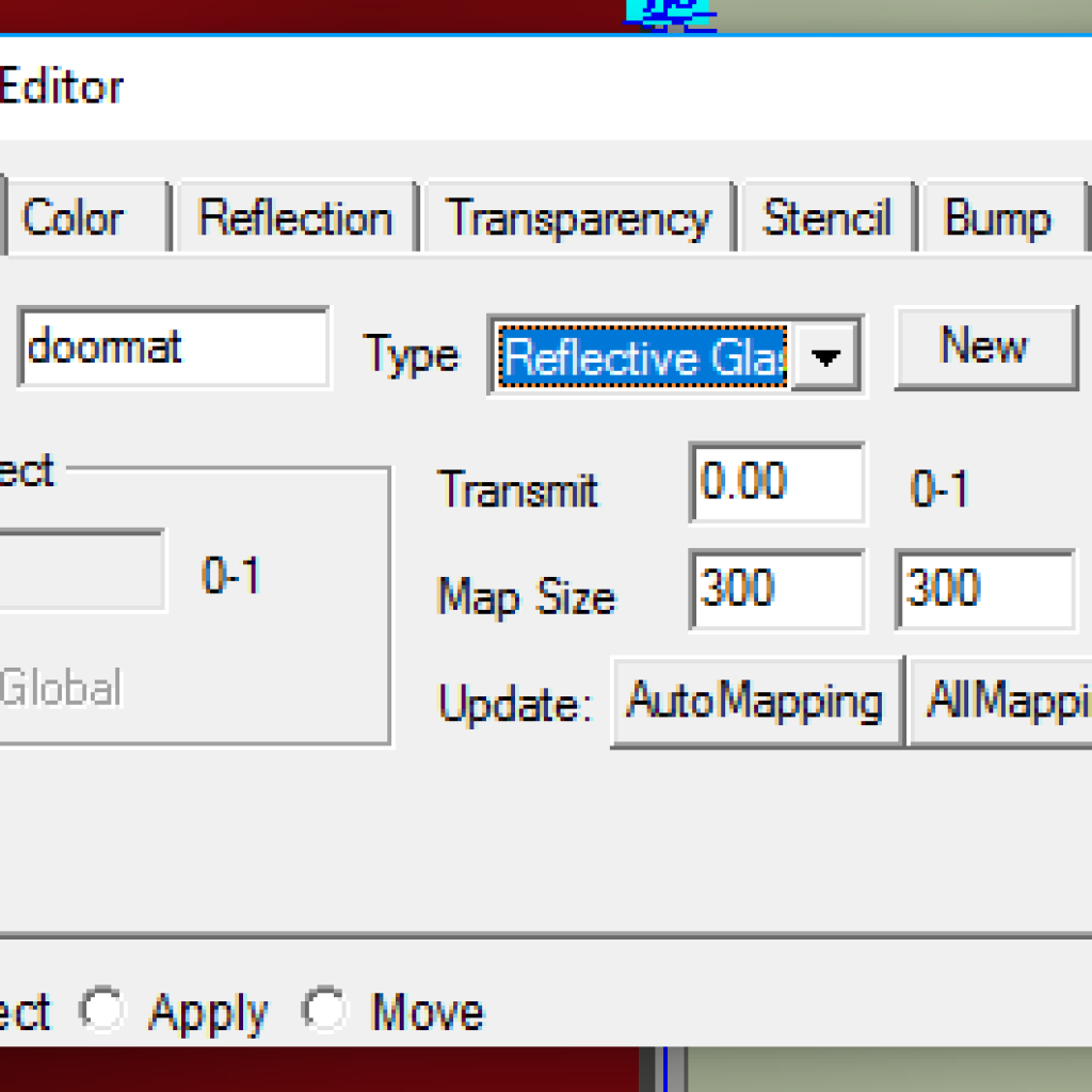 KD Max Control Panel Material Editor