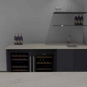 KD Max wine storage render