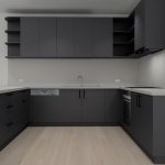 KD Max black kitchen render