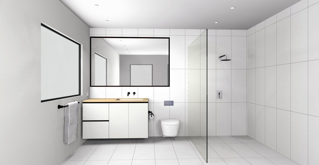 Bathroom Render 4 - Crisp White