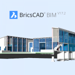 BricsCAD logo and building