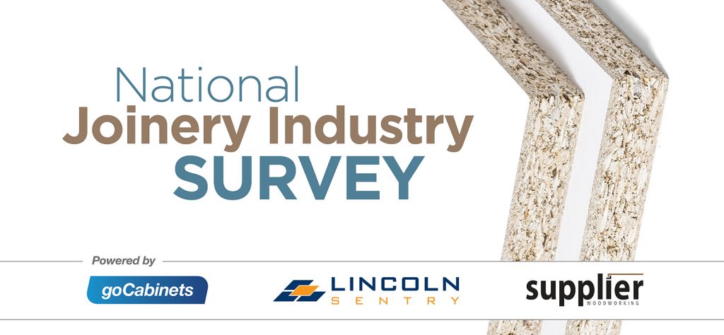 National Joinery Industry Survey with goCabinets, Lincoln and Supplier log