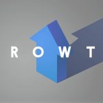 growth, blue arrow point up