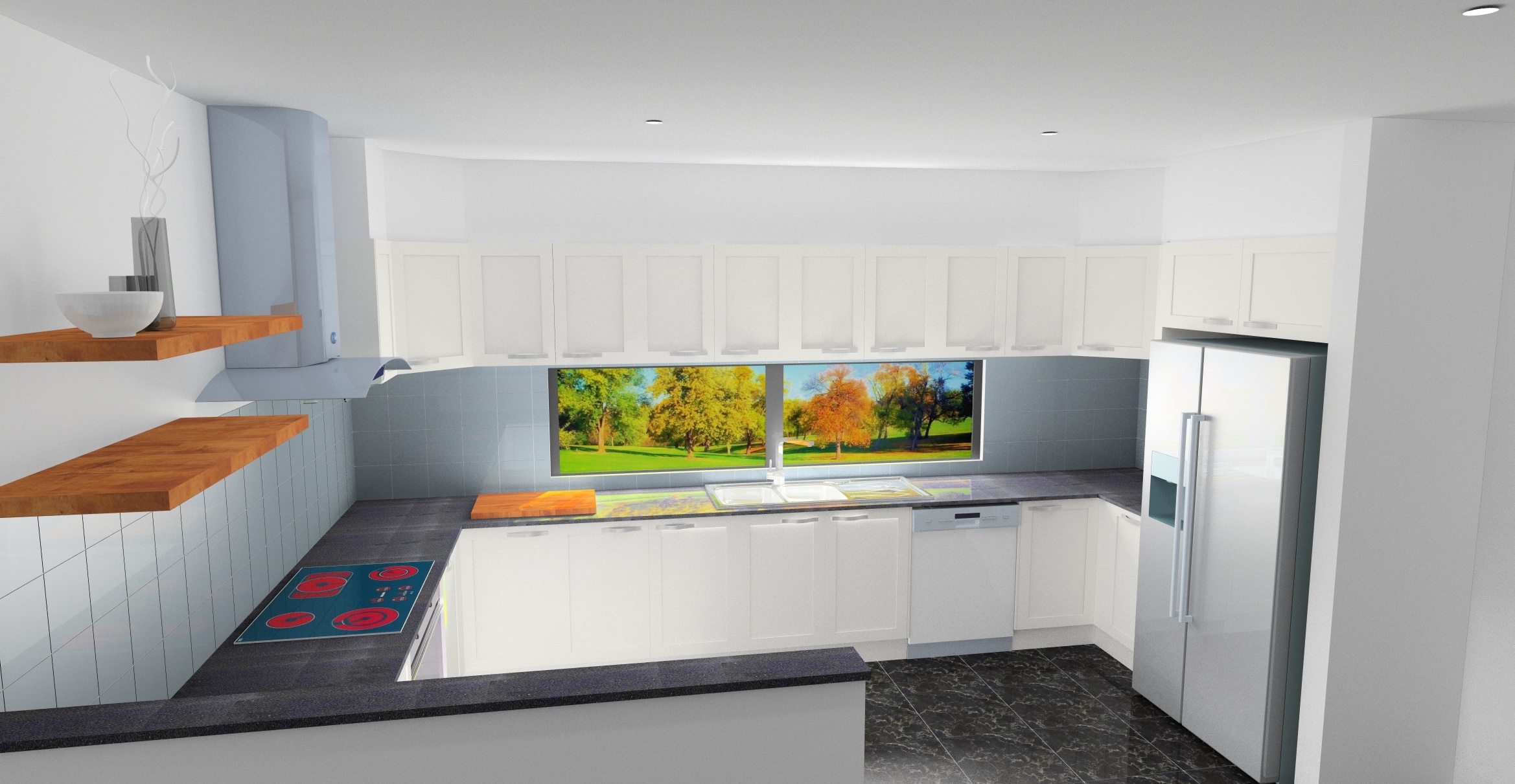 Simple KD Max kitchen render