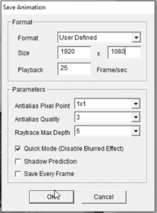 Screenshot of computer settings