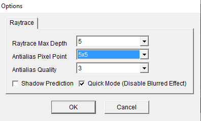 raytrace-options