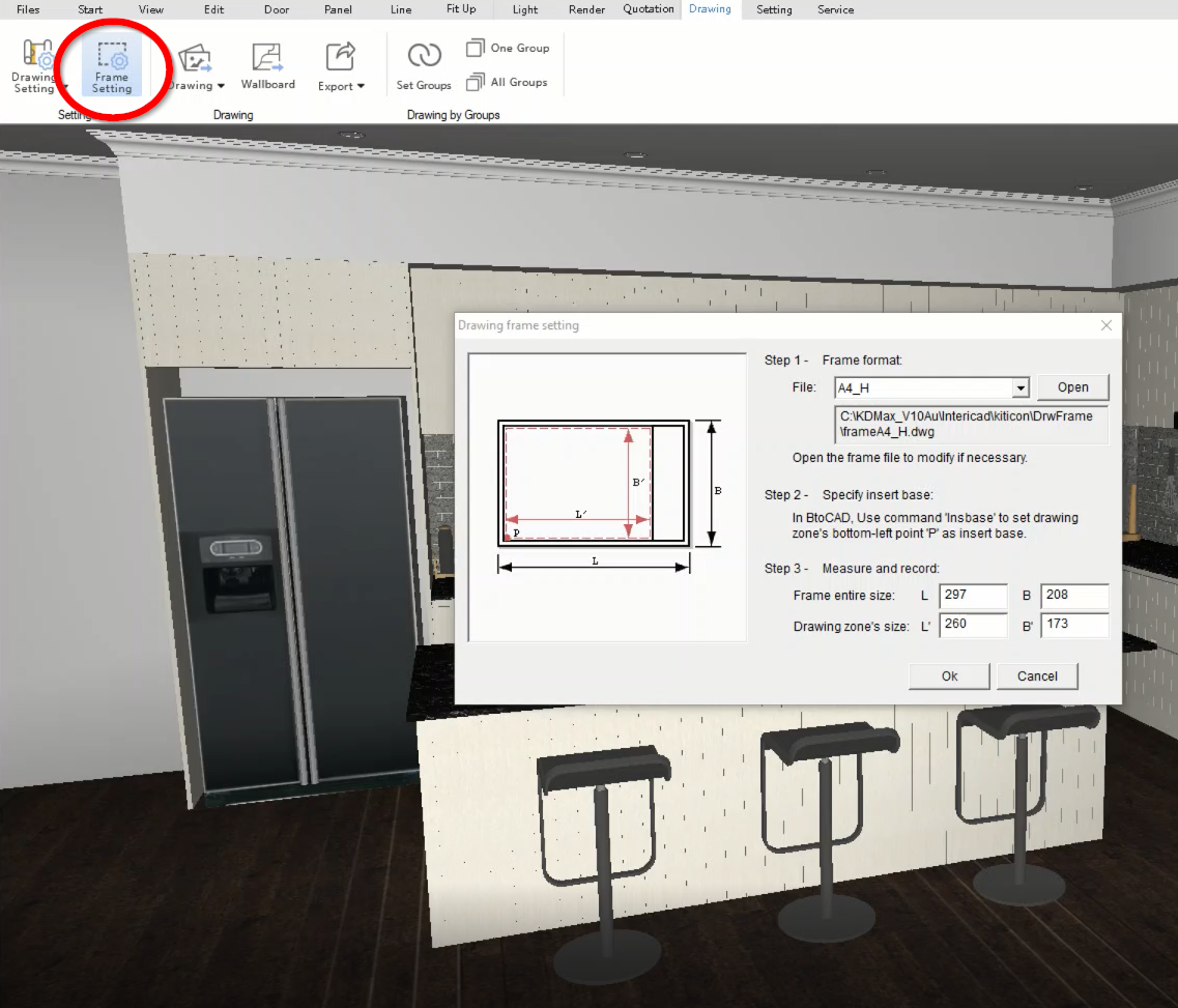 selecting-frame-settings