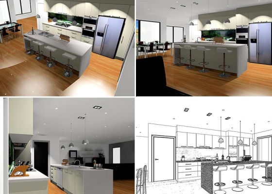 KD Max 3D Design Program Design Photo Realistic Kitchens 