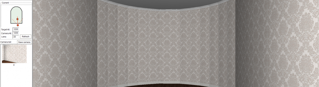 V10 | Create a Curved Wall in KD Max